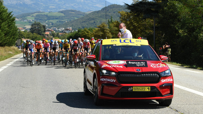 H Skoda πρωταγωνιστεί και στο «Tour de France»